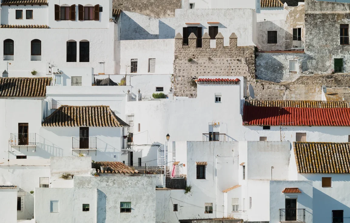 Pueblos Blancos, Vejer de la Frontera, Andalucia, Spain. Pueblos Blancos, Vejer de la Frontera, Andalucia, Spain.