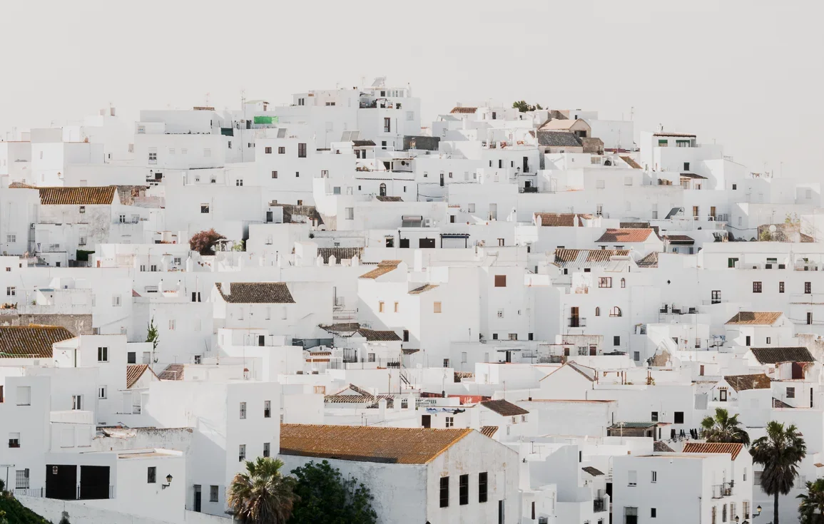 Residential area, Vejer de la Frontera, Spain.
