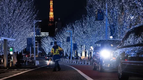 Keyakizaka-dori, Roppongi, Tokyo, Japan