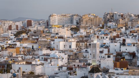 Medina from La Terraza de la Medina, Tangier, Morocco