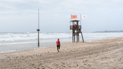 Playa de la Barrosa, Chiclana da la Frontera, Costa de la Luz, Spain.