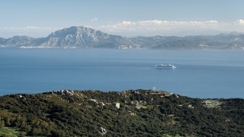 Strait of Gibraltar from El Bujeo, Andalucia, Spain